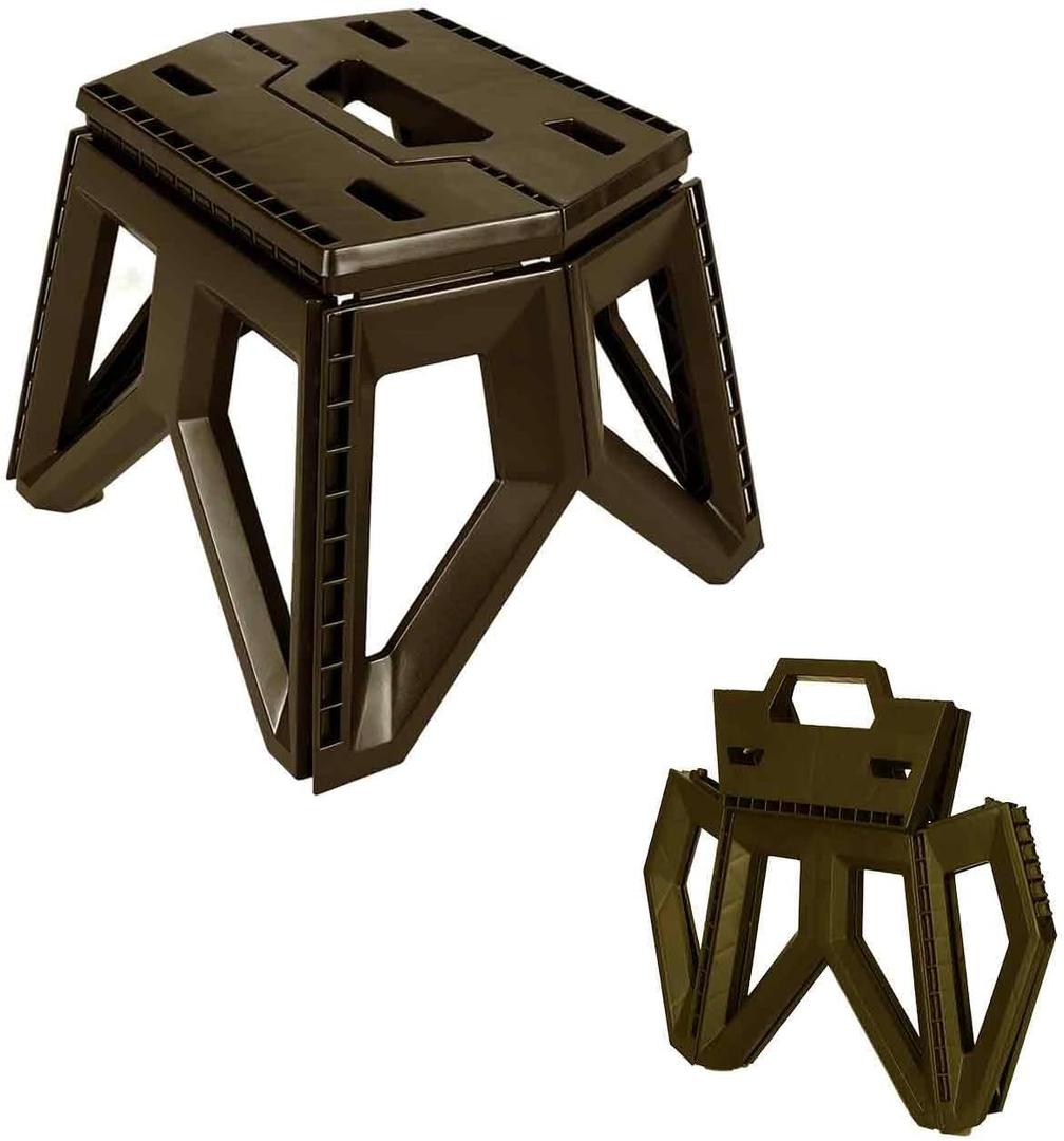 Foldable Bath Shower Safety Chair, Shower Seat, Anti-Slip Bench Bathtub Stool for Elderly or Seniors, 11.5Inch Thick and Heavy Duty Shower Stool for Inside Shower(Olive)
