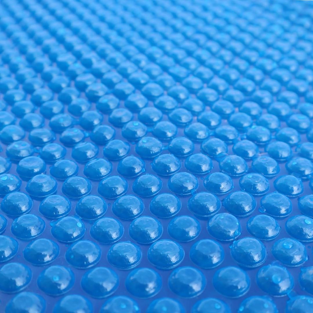 AURSK Solar Pool Cover,12MIL 12x24 Foot Rectangle Solar Pool Blanket for In-ground Pools,1200 Series Insulating Pool Heater Covers