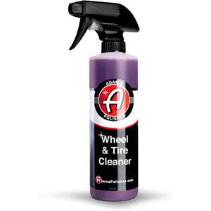 Adam's Polishes Wheel & Tire Cleaner 16oz - Professional All in One Car Wash Wheel Well Cleaning Spray for Car Detailing | Safe On Most Rim Finishes