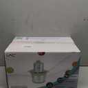 Large Capacity Food Processors,Electric Meat Grinder Veggie Chopper with Stainless Steel Bowl,3 Speeds,4 Bi-Level Blades and Spatula for Meat,Onion,Vegetables,Fruits(24 Cup Black)