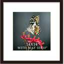 14x14 Frame Black With Mat 10x10 Solid Wood Picture Frames Wall Mounting (1 pack, 14x14 Inch)