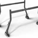 Universal Truck Bed Ladder Rack, Non-Drilling, 900 LBS Load Capacity, Fit Most Truck Bed Ranging from 46" to 71" Wide, Extendable Heavy Duty Steel Cargo Rack for Kayak, Surfboard, Lumber, Ladder