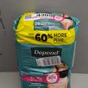 Depend Fresh Protection Adult Diapers, Incontinence & Postpartum Bladder Leak Underwear for Women, Disposable, Maximum, ExtraLarge, Blush, 26 Count