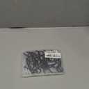 CADONO 30 PCS Cup Screw-in Hanger Hooks with Safety Buckle, Windproof Screw Hooks Perfect for Hanging Outdoor String Lights, Plants, and Patio Lights, for Ceiling and Wall Mount, 2.2 Inches in Black