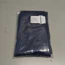 NICETOWN 100% Blackout Door Curtain Thermal Insulated Privacy Curtain for French Front Door with Tieback, Room Darkening Window Covering for Kitchen, W25 x L64, 1 Panel, Navy