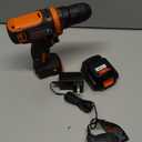 BLACK+DECKER 12V MAX Cordless Drill/Driver, Battery and Charger Included (BDCDD12C)