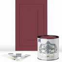 ALL-IN-ONE Paint by Heirloom Traditions, Cordial (Cherry Red), Quart - Durable cabinet and furniture paint. Built in primer and top coat, no sanding needed. Includes our 30 featured color card. (32 Fl Oz (Pack of 1))