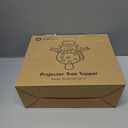 Snowman Christmas Tree Topper Lighted, Twinkle Led Decoration Lights for Star Tree Topper, Built-in 6 Patterns 360° Rotation LED Projector Lights for Christmas Tree Decor Indoor, Silver