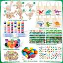 146pcs Dinosaur Party Favors - Dinosaur Birthday Party Supplies & Non-woven Goodie Bags for Kids Birthday, Dino Themed Party Decorations Gifts Pinata Fillers Stuffers Toys