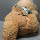 Tezituor 52in Giant Teddy Bear Stuffed Animal, Light Brown Big Teddy Bears Plush Gifts for Girlfriend, Kids, Life Size Large Cute Soft Bear Plush Toys Gift for Valentine’s Day, Christmas, Birthday