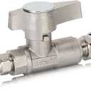Ball Valve Pressure Washer, DN10 Ball Valve, 3/8" High Pressure Ball Valve for Power Washer Hose, 5000 PSI (3/8" Female BSP)