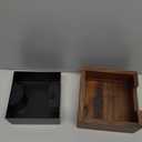 Wooden Espresso Knock Box Walnut Dump Bin for Coffee Grounds Disposal Durable, Shock-Absorbent Espresso Machine Accessories, Easy to Clean Tamping Station