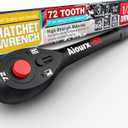 1/2" Drive Ratchet, 72-Tooth Ratchet Handle, 11 Inch Quick Release Reversible Socket Wrench, CR-V Steel, Mechanical Maintenance, Automobile and Motorcycle Repair