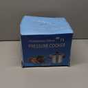 Stainless Steel Pressure Cooker Gas Stove Top Pressure Canner 7L Safety Aluminum Canning Pot Household Cooker Pot Silver