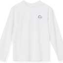 Willit Boy/Toddler Rash Guard Swim Shirt Long Sleeve White 3T