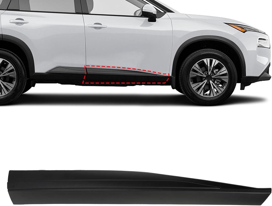 Front Right Passenger Lower Door Trim Molding for 2021-2023 Nissan Rogue - RH Door Protector Panel Cover Strip, Replace for 808706RR0A 80870-6RR0A