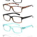 NORPERWIS Reading Glasses 5 Pairs Quality Readers Spring Hinge Glasses for Reading for Men and Women (5 Pack Mix Color -3, 2.00)