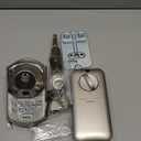 TEEHO TE002 Fingerprint Door Lock - Keyless Entry Door Lock - Electronic Keypad Deadbolt - Smart Locks for Front Door - Auto Lock - Easy Installation - Satin Nickel