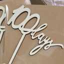 100 Days Wooden Cake Topper, Baby's Happy 100 Days Cake Toppers, Celebration Party Decorations Baby Baptism, Welcome Newborn, Birthday Anniversary, New Baby Gender Reveal, Shower