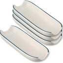 Pfaltzgraff Yorktowne Set of 4 Multicolor Corn Dishes, Durable Stoneware Side Plates with Vibrant Designs, Perfect for Serving Vegetables and Snacks