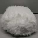 AOGU 60 Inch Faux Fur Christmas Tree Skirt White Plush Skirt for Merry Christmas Party Christmas Tree Decoration