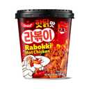 DELIEF Rabokki Hot Chicken Flavor 165g/5.82oz - Pack of 1, Korean Street Food, Ramen Noodle and Tteokbokki Rice Cake Combined in 1 - Quick and Easy Meal