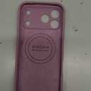 Ktele Magnetic for iPhone 17 Pro Max Case [Compatible with Magsafe] [Premium Silicone Satin-Smooth Touch] Slim Shockproof Anti-Scratch Microfiber Lining Case, 6.9 inch, Lavender Purple