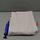 Inflatable Bedside Shampoo Set with Water Bag and Waterproof Shawl. Wash Hair in Bed for Children, the Elderly, Pregnant Women, Post-surgery or Bedridden Patients. Water Bag Capacity 2.1 Gallons (8L)