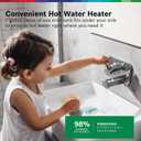 Bosch Electric Mini-Tank Water Heater Tronic 3000 T 7-Gallon (ES8) - Eliminate Time for Hot Water - Shelf, Wall or Floor Mounted
