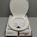 KOHLER 20111-96 Brevia, Slow Close Toilet Seat, Round Toilet Seat, Grip-Tight Bumpers Quick-Attach Hardware, Biscuit