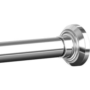 ENJOYBASICS Shower Curtain Rod 33 to 72 Inches, 1 Inch Stainless Steel Adjustable Spring Tension Rods No Drill for Bathroom, Closet, Window, Room Divider, Never Rust, Non Slip, Chrome