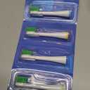 Replacement Toothbrush Heads for All Waterpik Sonic Fusion Models (SF-01, SF-02, SF-03, and SF-04 Series), Compact, with Covers, 4 Count, White