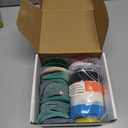 193Pcs 3 Inch Polishing Kit Hook and Loop Sanding Discs, Headlight Restoration Kit - 80 to 10000 Grits Wet Dry Sandpaper Buffing Sanding Pads with 1/4" 1/8" Shank, for Metal, Wood, Auto, Glass