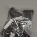 Home's Place Steel Stem Bed Frame Feet to Replace Wheels. Replacement Feet Make Your Bed Sturdy and Protect Floor. Easy to Install. Set of 6