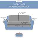 SureFit Mink Sofa Furniture Cover in Taupe