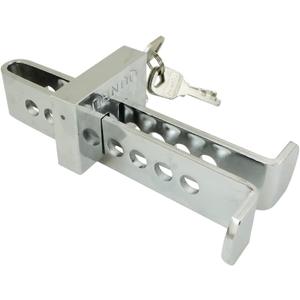 Stainless Steel Car Brake Lock - 8 Hole Brake Pedal Security Device with Anti-Theft Protection