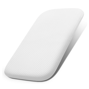 Lisara Baby Bassinet Mattress, 32 x 18 Dual Sided Gel Memory Foam Mattress with Waterproof, Removable and Breathable Ice Silk Cover, Fit for RONBEI Bassinet, Ingenuity Foldaway and Cuddor Bassinet