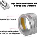 Center Console Screen Audio Knob Cover Compatible with Dodge Ram 2019 2020 2021 2022 2023 Screen Audio Control Volume Tune Control Switch Knobs Button Cover Interior Trim 2PCS (Silver)