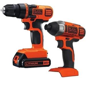 Black & Decker 20V MAX Drill/Driver Impact Combo Kit with BLACK+DECKER WM425-A Portable Project Center and Vise