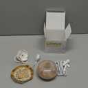 Essential Oil Diffusers Aromatherapy Diffuser: Vyaime Salt Lamp Diffuser for Home Bedroom Office, Pink Crystal Himalayan Cute Lotus Auto Shut-Off 7 Colors LED Night Light - V1103