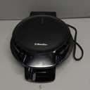 Mueller Heart 5 Waffle Maker, Norwegian Waffle Iron, Adjustable Browning Control & Nonstick, Cool Touch Handle, Easy to Clean, Small Kitchen Appliances