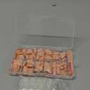 240pc French Tip Press on Nails Short Fake Nails with Glue and Adhesive Tab, False Acrylic Nails Press on Nails Coffin Nail Tips Artificial Glue on Nails Press ons Fingernail Stick on Nails