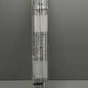 LazBlinds No Tools No Drill 1" Vinyl Mini Blinds, Cordless Blinds for Windows, Light Filtering Horizontal Window Blinds & Shades, 34" W x 72" H, White