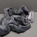 CAROMIO 4 Massaging Heating Pad for Back Pain Relief, Neck and Shoulders Electric Heating Pads Large Size, Full Body Back Heat Mat with Auto Shut Off, 3 Heat Levels & 3 Massage Modes (Grey, 35"x24")