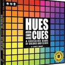 HUES and CUES - Vibrant Color Guessing Board Game for 3-10 Players Ages 8+, Connect Clues and Guess from 480 Color Squares