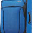 American Tourister 4 KIX 2.0 Expandable Softside Luggage with Spinner Wheels, 24 SPINNER, CLASSIC BLUE