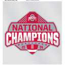 2 x Rico Industries NCAA Unisex-Adult Modern (Ohio State Buckeyes, Ohio State Buckeyes)