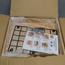 3-Tier Wood Paper Tray, Inbox Tray for Desk, Letter File Trays Desk Organize Office Supplies Accessories, Workspace Desktop Storage for Home, Office, School