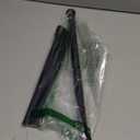 Black Tension Curtain Rod 28 to 48 Inch Spring Rod No Drilling Adjustable Shower Curtain Rod for Windows, Bathrooms, Closet, Kitchen