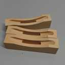 Embroidery Frames for Display 3Pack Embroidery Hoop Display Stand 2 Tier Groove Design Cross Stitch Hoop Frame StandEmbroidery Stand Embroidery kit (Suitable 7-10IN Frame) (Wood color)